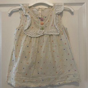 Matilda Jane Blouse with buttons and ruffles on the sleeves